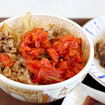 すき家 - 料理写真:キムチ牛丼並盛