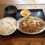 Horumonya Dan - ホルモンミックス焼定食：７００円