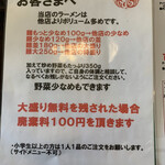 ラーメン 達磨食堂 - 