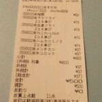 ディオ - レシート(2021.04.07)