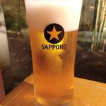 Sapporo Black Label Draft Beer 620 yen