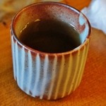 そば処 薬師 - 「そば茶（温）」です(9/21UP)