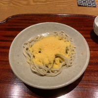 ごだん 宮ざわ - 軽く絡むカラスミ蕎麦
