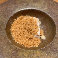 ごだん 宮ざわ - 炙り胡麻豆腐に入り胡麻　もはやデザート