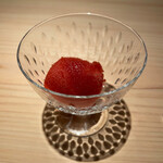 ぬま田 - 完熟苺のシャーベット