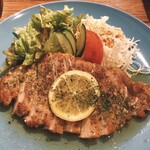 レストラン マカロニキッチン - ポークステーキアップ♪