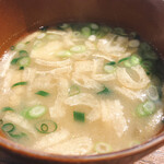 レストラン マカロニキッチン - 具沢山なみそ汁♪