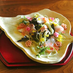 隠れ家たまり - 桜と目鯛のパスタ