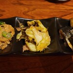 おうちごはん 中島家 - おばんざい盛り 3種(890円)