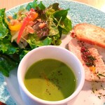 トゥーマイ - ■アペタイザー
            ・本日の前菜
            ・彩り野菜のフレッシュサラダ
            ・季節野菜のスープ