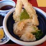 本格手打うどん おか泉 - ひや天おろし(1,000円)