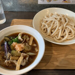 武蔵野うどん 澤村 - 肉茄子汁うどん大盛