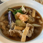 武蔵野うどん 澤村 - 汁も具沢山❣️味付けも良いね❣️