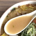 Ueno Shiyokudou - みそ野菜中華　スープアップ
