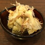 手打蕎麦 いしおか - 子持ち昆布とみょうがの酢の物