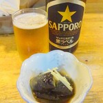 居酒屋 胡坐 - 瓶ビールとお通し