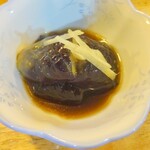 Izakaya Agura - お通しの茄子の煮浸し