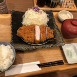 かつ里 - 上ロースカツ定食1450円