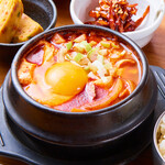 Seafood sundubu