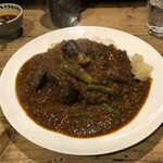 もりやま屋 - キーマと茄子のカレー