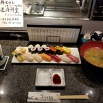 みなと寿司 - 全体図。