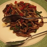 北京料理桂蘭 - 牛肉ピーマン細切り炒め
