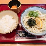 Ayagawa Udon - 朝うどんセット（全体）