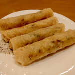 双龍居 - 海老巻き網目のスティック春巻き