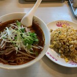 大龍飯店 - 半チャンラーメンセット