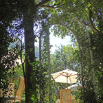 オーベルジュ・オー・ミラドー - テラスへの階段