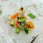 オーベルジュ・オー・ミラドー - カラスミのバミセリ