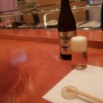 鮨 井上 - 中瓶オリオンビール 625円