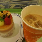 チックタック・ダイナー - （2012/8月）期間限定「チョコムースはちみつゼリー」と「アイスカフェラテ」