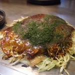 広島風お好み焼 もみじ屋 - もみじ屋(肉玉いか天ソバダブル)