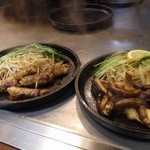 広島風お好み焼 もみじ屋 - もみじ屋(ぶた肉のしそ巻、生しいたけ)