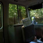 中房温泉 - JR穂高駅から路線バスを利用。くねくねぐねぐね、1時間かけて上がってゆく