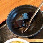 やっこ寿司 - コーヒーゼリー　なかなか旨し。