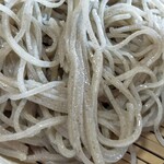 茅乃庵 - 寒晒しあらびき蕎麦アップ