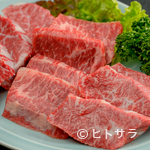 ソウル - 『ハラミの三種盛り』は和牛の角膜、サガリ、並ハラミの食べ比べが楽しめる、満足感の高い一皿