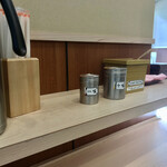 そばの神田 東一屋 - コンディメンツ。