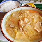 Mampuku Shiyokudou - 豚汁定食（出前）