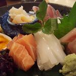1.5 servings of sashimi