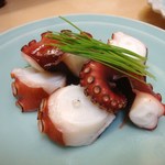 季節料理 魚竹 - 明石蛸の炙り焼き