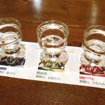 Japani-Zu Resutoran Shun Sai Touya - 麒麟山 飲み比べセット