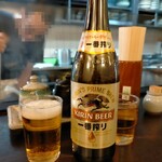 手打らーめん たかせ - 瓶ビール中550円税込