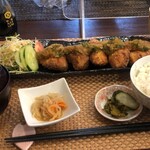 さくら - 鶏唐揚げおろしポン酢掛け定食：￥８２５