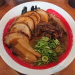 徳島ラーメン 人生 - 徳島ラーメン肉祭り+ごはん(小)