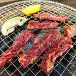 Sumibiyakiniku Gonchan - 令和3年4月 ランチタイム
                      ハラミセット肉大盛り(100g) 900円