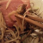 金町製麺 - '12/09/20 鴨と松茸のらーめん～松茸アップ