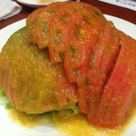 トマトサラダ￥８００−